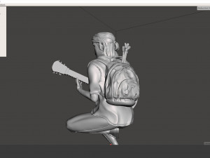 the last of us ii ellie fan art 3D Принт Модель