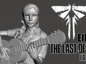 the last of us ii ellie fan art 3D Принт Модель