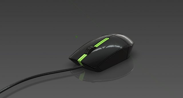 office mouse 3D 모델 .c4d .max .obj .3ds .fbx .stl .blend