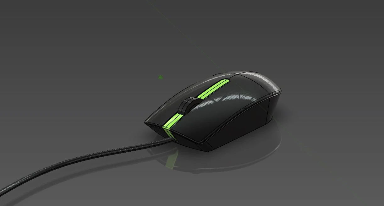 office mouse 3D Model .c4d .max .obj .3ds .fbx .stl .blend 