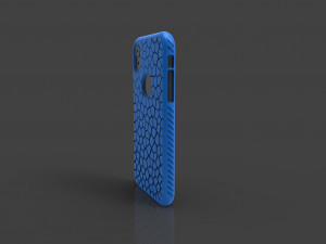 cover iphone xr basic and voronio pattern 3d 3D Принт Модель