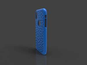 cover iphone xr basic and voronio pattern 3d 3D Print Model