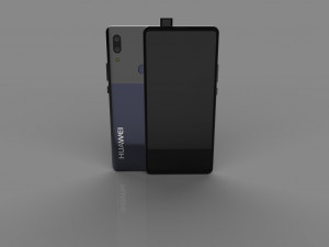 huawei p-smart z whit hidden camera 3D Модель