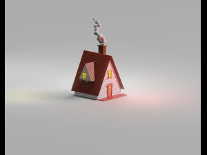 house in the forest 3D Print Model