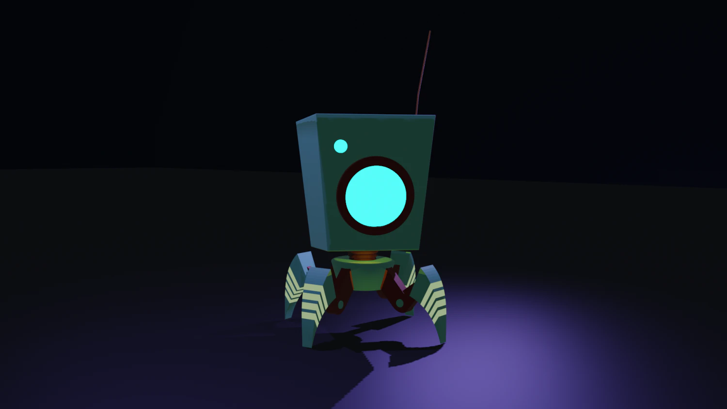 little robot for print or game 3D Print Model .c4d .max .obj .3ds .fbx .stl .blend