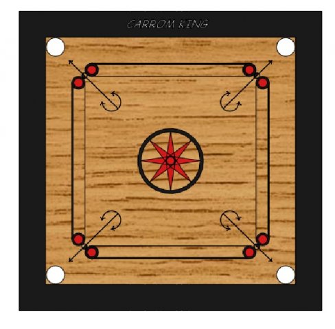 carrom board Modelo de Impressão 3D .c4d .max .obj .3ds .fbx .stl .blend 