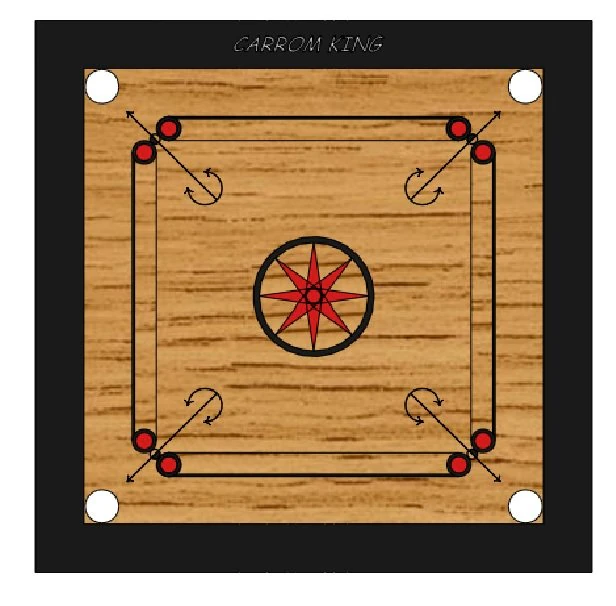 carrom board 3D Print Model .c4d .max .obj .3ds .fbx .stl .blend 