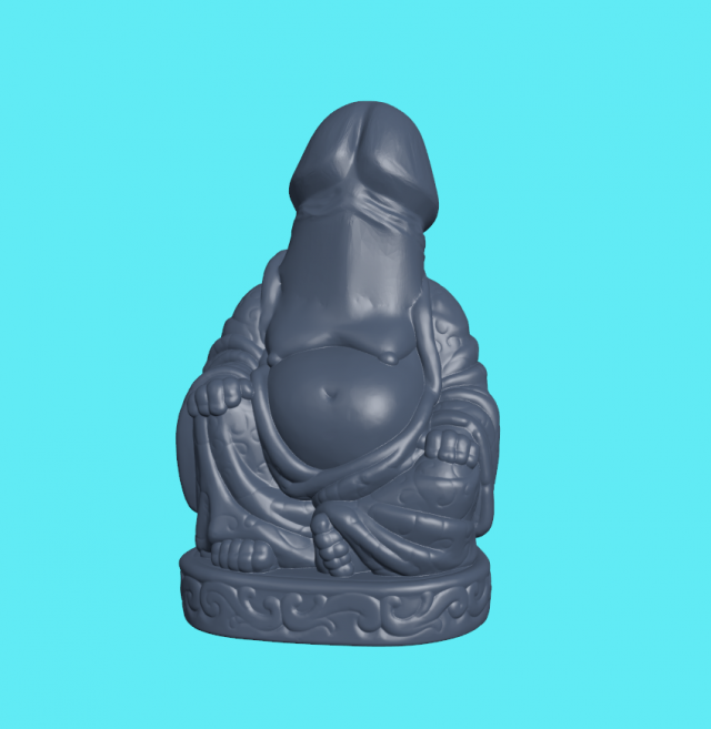 penis buda Modelo de Impressão 3D .c4d .max .obj .3ds .fbx .stl .blend 