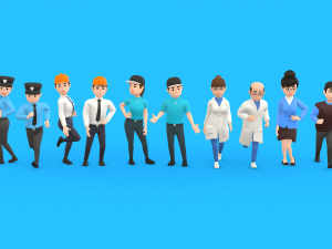 HYPER CASUAL CHARACTERS 3 - ACTIVITIES Model 3D