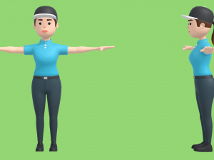 HYPER CASUAL CHARACTERS 3 - ACTIVITIES Modèle 3D