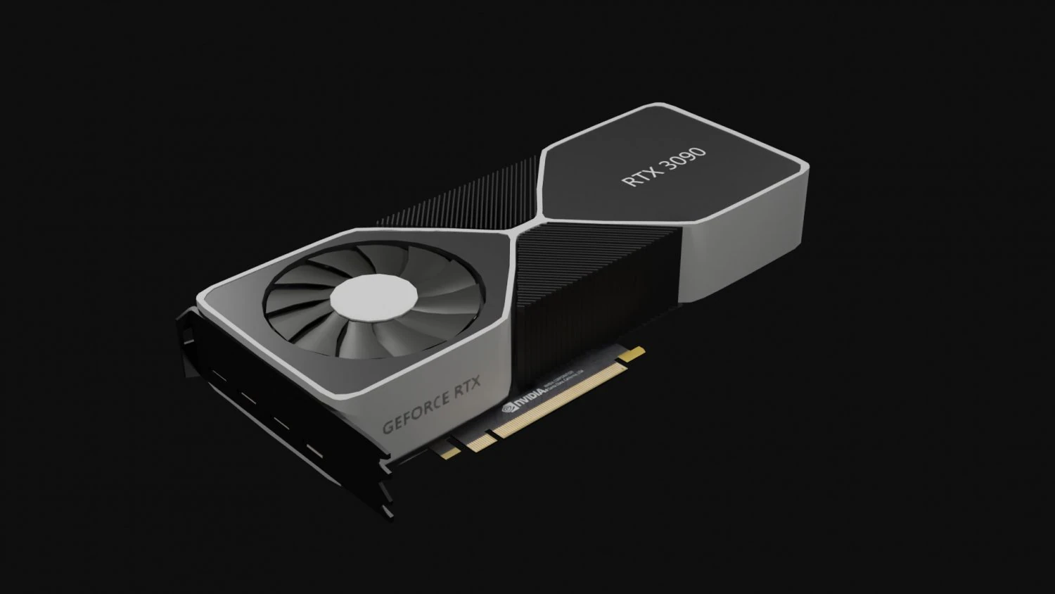 rtx 3090 3D Model .c4d .max .obj .3ds .fbx .stl .blend 