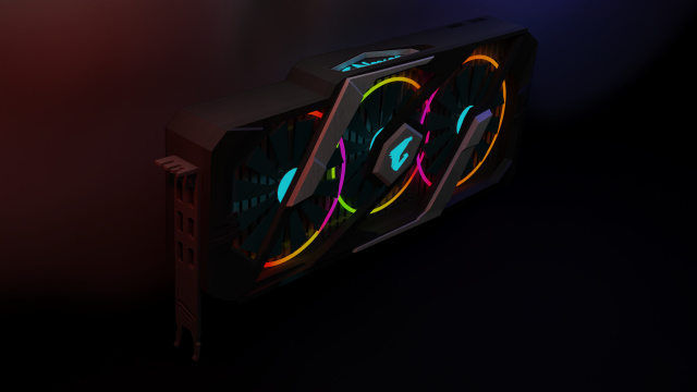 nvidia rtx 2080ti Model 3D .c4d .max .obj .3ds .fbx .stl .blend 