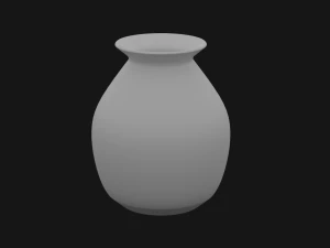 vase on a keychain 3D Model