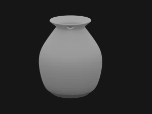 vase on a keychain 3D Model