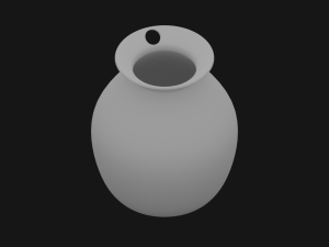 vase on a keychain 3D Model