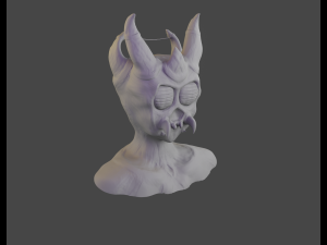 horned beetle-like monster 3D Model