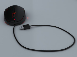 mouse with usb cable 3D Model