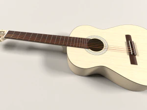 klassische Gitarre 3D Modell
