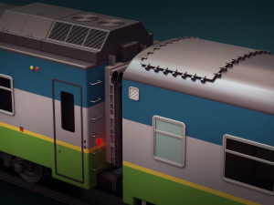 train 3D-Modell
