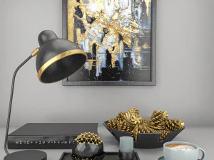 सजावटी सेट 3D मॉडल