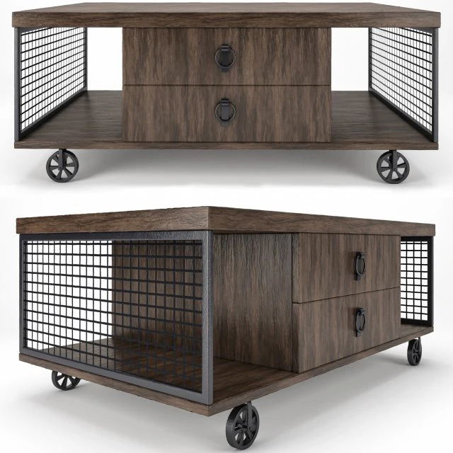 커피 테이블 3D 모델 .c4d .max .obj .3ds .fbx .stl .blend