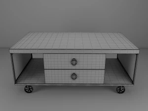 커피 테이블 3D 모델