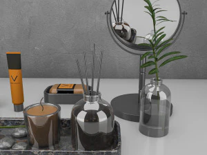 욕실 액세서리 3D 모델