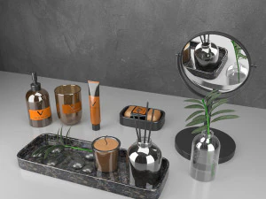 욕실 액세서리 3D 모델