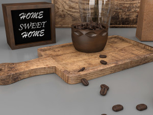 kitchen decor set 3D Модель