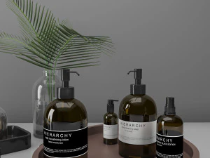 conjunto de decora&ccedil;&atilde;o de banheiro Modelo 3D