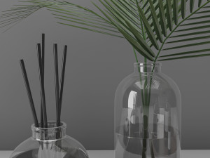 bathroom decor set 3D Modell