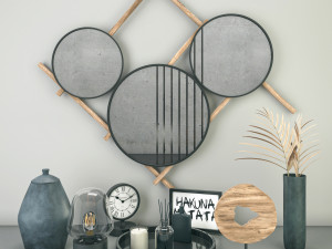 decorative set 3D Модель