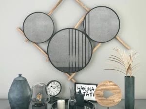 conjunto decorativo Modelo 3D