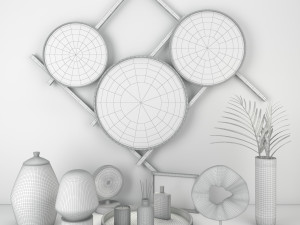 decorative set Model 3D