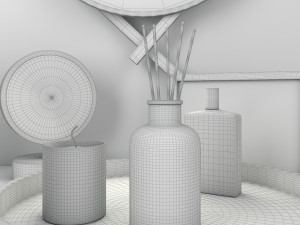 decorative set Model 3D