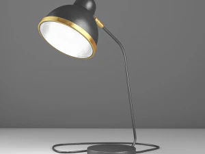 black desk lamp 3D Model