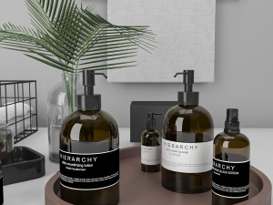 bathroom decor set 4 Modello 3D
