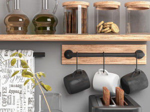 kitchen decor set 5 Modelo 3D