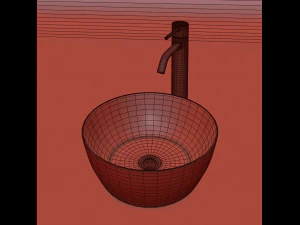 욕실 세면대 3D 모델