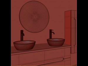 bathroom set 5 Model 3D