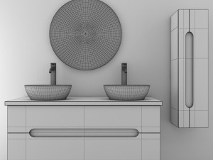 bathroom set 5 Model 3D