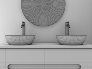 bathroom set 5 Model 3D