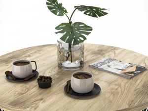 コー​​ヒーテーブル 3Dモデル