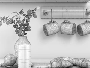 conjunto de cozinha 7 Modelo 3D