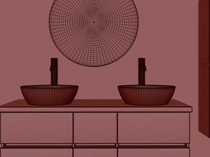 bathroom set 6 3D Model