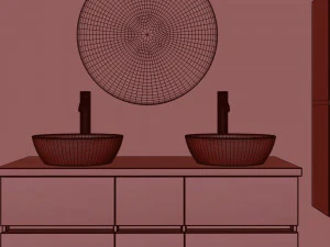 bathroom set 6 3D Model