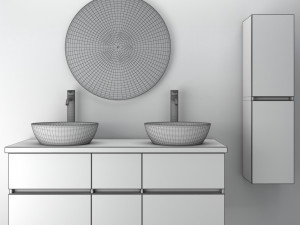 bathroom set 6 3D Model