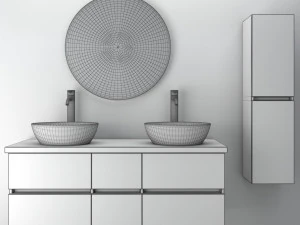 bathroom set 6 3D Model