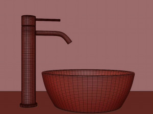 modern bathroom sink 3D Model