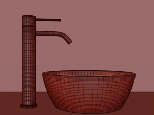 modern bathroom sink 3D Model